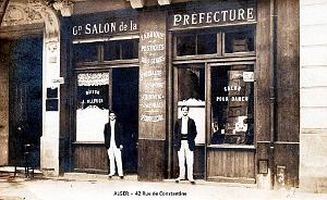ALGER - RUE DE CONSTANTNE NO 42 - SALON DE LA PREFECTURE